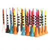 50pcs Golf Tee Plastic Ball Holder 83mm Rubber Cushioned Soft Top for Teeing Off - Golf Tee Ball Stand Support New 83mm 70mm