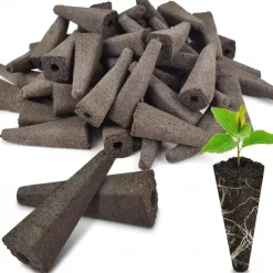 10PCS Grow Sponges, Seed Pod Kit Root Growth Sponges Replacement Seed Pods Compatible with Hydroponics Sponges Seed Starter Sponges Refill Pods for Hydroponic Growing System Indoor Garden