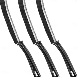 3pcs Hard-Bristled Crevice Cleaning Brush, Gap Cleaning Brush, Multifunctional Joint Cleaning Brush, Window Groove Cleaning Brush, Detailing Brush for Tile Floors, Kitchen, Bathroom