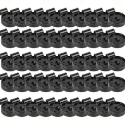 50pcs Heavy Duty Lock Handle Plastic Clips for Sunshade Cloth, Greenhouse Shade, Windproof Tent, Fence & Insect Proof Net - Camping Accessories