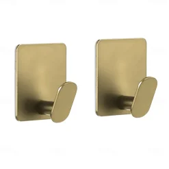 2pcs Heavy Duty Wall Hooks Waterproof Stainless Steel Hooks for Hat Towel Robe Hooks Rack Wall Mount - Bathroom Kitchen Home Hotel Office Cabinet and Bedroom