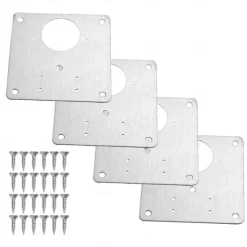 4Pcs Hinge Repair Plate Foldable Table Cabinet Door Hinger Cabinet Furniture Drawer Window Door Hinges Furniture Hardware Accessories