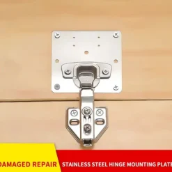 4Pcs Hinge Repair Plate Foldable Table Cabinet Door Hinger Cabinet Furniture Drawer Window Door Hinges Furniture Hardware Accessories