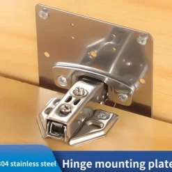 4Pcs Hinge Repair Plate Foldable Table Cabinet Door Hinger Cabinet Furniture Drawer Window Door Hinges Furniture Hardware Accessories