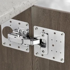 4Pcs Hinge Repair Plate Foldable Table Cabinet Door Hinger Cabinet Furniture Drawer Window Door Hinges Furniture Hardware Accessories