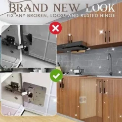 4Pcs Hinge Repair Plate Foldable Table Cabinet Door Hinger Cabinet Furniture Drawer Window Door Hinges Furniture Hardware Accessories