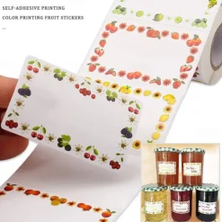 250pcs Holiday Kitchen Labels, Mark Sticker Self-Adhesive Sticker Label, Perfect for Decorating Jars & Seasoning Containers!