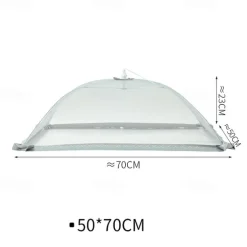 1PCS Household Food Cover New Summer Folding Fly Proof Vegetable Cover Dust Proof Table Cover Large Rectangular Food Cover