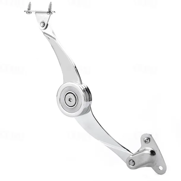 2Pcs Hydraulic Randomly Stop Hinges Kitchen Cabinet Door Adjustable Polish Hinge Furniture Lift Up Flap Stay Support Hardware