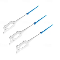 100pcs Interdental Silicone Brushes Dental Toothpicks Brush Between Teeth Silicone Toothpicks With Thread Oral Cleaning Tool