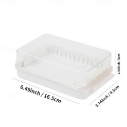 1PCS Keep Your Butter Fresh and Delicious with This Dividable Butter Pan and Lid!