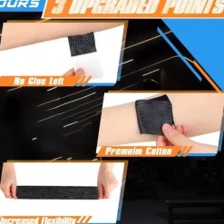 10/20pcs Kinesiology Tape for Shoulder Pain Relief Pre Cut Sports Waterproof Breathable Enhance Elastic Kinesiology Athletic Tape for Shoulder Support and Muscle Marathon Sports