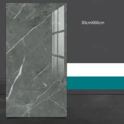 5pcs Kitchen Self-Adhesive Imitation Ceramic Tile Wall Sticker Bathroom Wall Renovation Anti Ugly Wallpaper Waterproof And Moisture-Proof Wallpaper