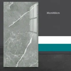 5pcs Kitchen Self-Adhesive Imitation Ceramic Tile Wall Sticker Bathroom Wall Renovation Anti Ugly Wallpaper Waterproof And Moisture-Proof Wallpaper