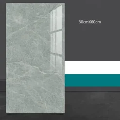 5pcs Kitchen Self-Adhesive Imitation Ceramic Tile Wall Sticker Bathroom Wall Renovation Anti Ugly Wallpaper Waterproof And Moisture-Proof Wallpaper