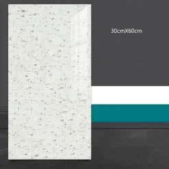 5pcs Kitchen Self-Adhesive Imitation Ceramic Tile Wall Sticker Bathroom Wall Renovation Anti Ugly Wallpaper Waterproof And Moisture-Proof Wallpaper