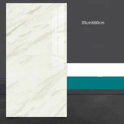 5pcs Kitchen Self-Adhesive Imitation Ceramic Tile Wall Sticker Bathroom Wall Renovation Anti Ugly Wallpaper Waterproof And Moisture-Proof Wallpaper