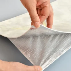 5pcs Kitchen Self-Adhesive Imitation Ceramic Tile Wall Sticker Bathroom Wall Renovation Anti Ugly Wallpaper Waterproof And Moisture-Proof Wallpaper