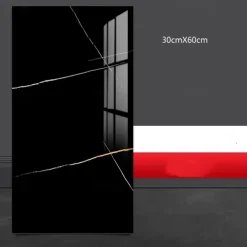 5pcs Kitchen Self-Adhesive Imitation Ceramic Tile Wall Sticker Bathroom Wall Renovation Anti Ugly Wallpaper Waterproof And Moisture-Proof Wallpaper