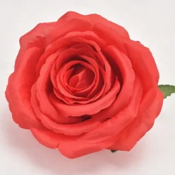 5PCS Large Artificial Rose Silk Flower Heads, DIY Wedding Decor, Wreaths, Scrapbooking, Faux Flowers for Christmas, Home, Garden, and Candy Box Decoration