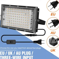 1/2pcs LED Plant Grow Lights Full Spectrum Bulb Phytolamp for Plants Light Hydroponic Lamp Greenhouse Flower Seed Grow Tent