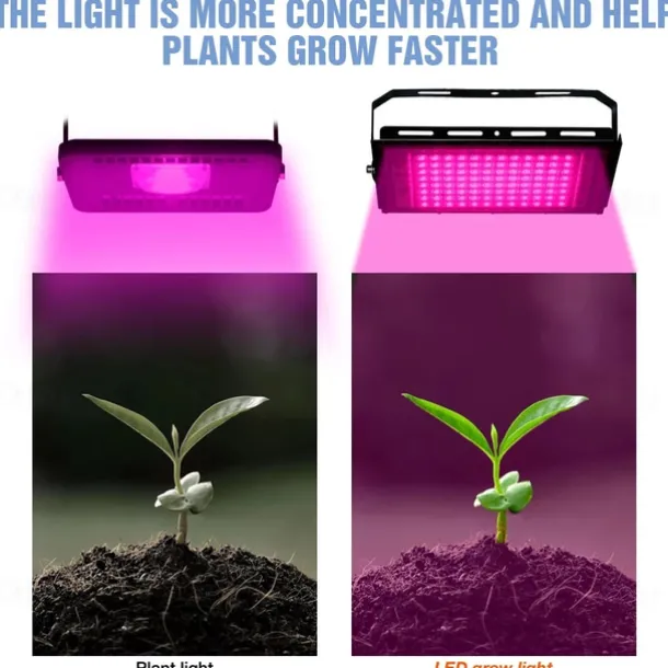 1/2pcs LED Plant Grow Lights Full Spectrum Bulb Phytolamp for Plants Light Hydroponic Lamp Greenhouse Flower Seed Grow Tent