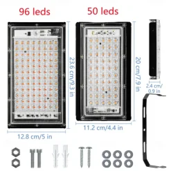 1/2pcs LED Plant Grow Lights Full Spectrum Bulb Phytolamp for Plants Light Hydroponic Lamp Greenhouse Flower Seed Grow Tent