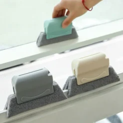 2Pcs Magic Door Window Groove Cleaning Brushes Slot Hand-held Door Gap Keyboard Kitchen Floor Gap Household Cleaning Tools
