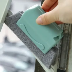 2Pcs Magic Door Window Groove Cleaning Brushes Slot Hand-held Door Gap Keyboard Kitchen Floor Gap Household Cleaning Tools