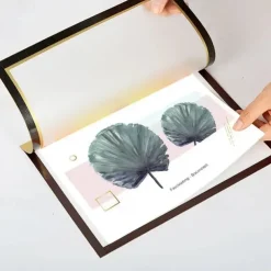 10pcs Magnetic Picture Frame A4 Poster Cover Photo Frame Reusable Golden/Silvery/Black Display Rack Hanger For Wall Decor