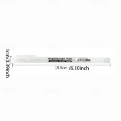 3pcs Marker Highlighter White Markers White Gel Pen For Art Markers Comic Drawing Supplies