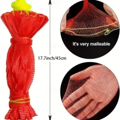 100pcs Melon Hammock Watermelon Nets Heavy Duty Watermelon Net for Garden Melon Net for Trellis Vertical Garden Growing Honeydew Melon Nets with Drawstring