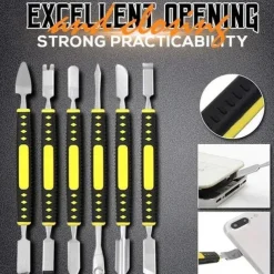 6pcs Metal Crowbar Set, Small Metal Spudgers, Opening Pry Tools, Disassembly Tools For Mobile Phones And Digital Home Appliances