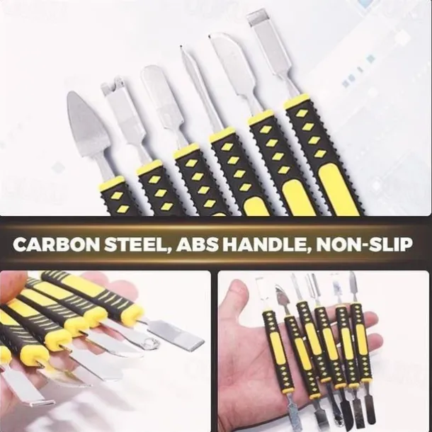 6pcs Metal Crowbar Set, Small Metal Spudgers, Opening Pry Tools, Disassembly Tools For Mobile Phones And Digital Home Appliances