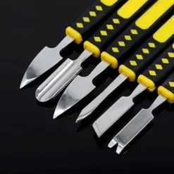 6pcs Metal Crowbar Set, Small Metal Spudgers, Opening Pry Tools, Disassembly Tools For Mobile Phones And Digital Home Appliances