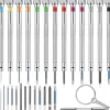 13pcs Micro Precision Watch Screwdriver Jeweler Watch Screwdriver Set 0.6-2.0mm With 13 Extra Replace Blades For Watch Repair Jewelry Eyeglasses Electronics