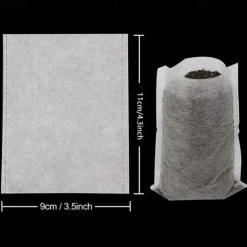 100pcs Nursery Growing Bags, Non-Woven Fabric Seedlings Grow Bag For High Seedling Survival Rate, Plant Bags For Planting, Garden Seed Starters Pouch