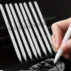 3pcs of Bright White Highlighter Pens - Make Your Writing Stand Out!