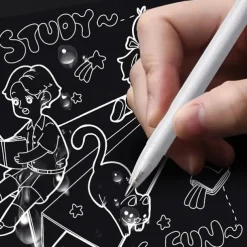 3pcs of Bright White Highlighter Pens - Make Your Writing Stand Out!