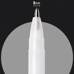 3pcs of Bright White Highlighter Pens - Make Your Writing Stand Out!