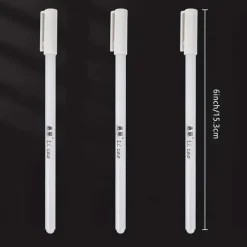 3pcs of Bright White Highlighter Pens - Make Your Writing Stand Out!