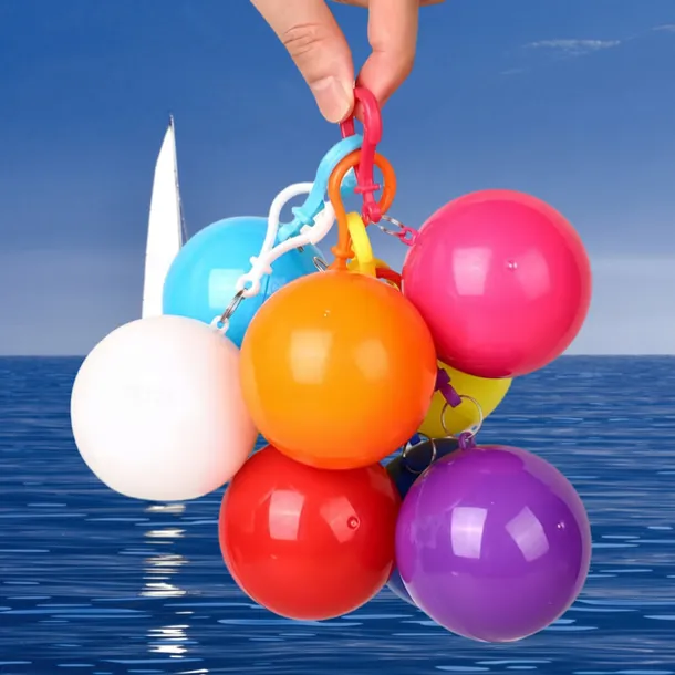 1pcs, Outdoor Essential Adult Emergency Raincoat, Keychain Ball with Raincoat, Adult Raincoat, Suitable for Outdoor Cycling, Mountaineering, Outdoor Sports and Amusement Parks, Rainy Day Essentials