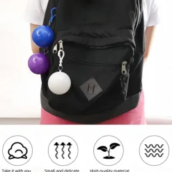 1pcs, Outdoor Essential Adult Emergency Raincoat, Keychain Ball with Raincoat, Adult Raincoat, Suitable for Outdoor Cycling, Mountaineering, Outdoor Sports and Amusement Parks, Rainy Day Essentials