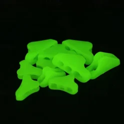 10pcs Outdoor Luminous Rope Buckle Fluorescent Tent Triangle Buckle