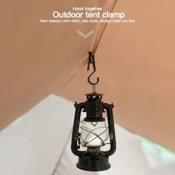 5pcs Outdoor Tent Clips, Portable Multi-Function Crocodile Hooks, Anti-Slip Sky Curtain Clips for Tent Awnings Hanging Accessories