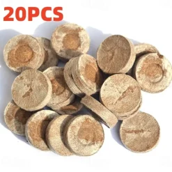 20pcs Peat Pellet Seed High Quality Plug Seed Starter Practical Pallet Seedling Block Soil Block Nutrient Soil Block