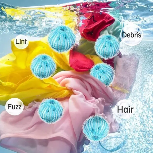 6pcs Pet Hair Remover For Laundry, Pet Hair Catcher, Lint Remover For Washing Machine