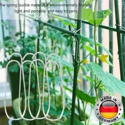 30pcs Plant Connecting Buckles, Plant Grafting Stakes Connector Clip, Garden Stake Climbing Pipe Support Connectors 11/16/20mm