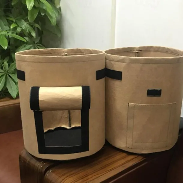 2pcs Plant Grow Bags Home Garden Potato Pot Greenhouse Vegetable Growing Bags Moisturizing jardin Vertical Garden Bag tools