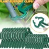 20pcs Plant Support Clips Flower and Vine Garden Tomato Plant Support Clips for Supporting Stems Vines Grow Upright Climbing